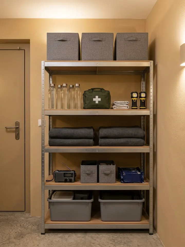 Scorte e dotazioni dentro una safe room
