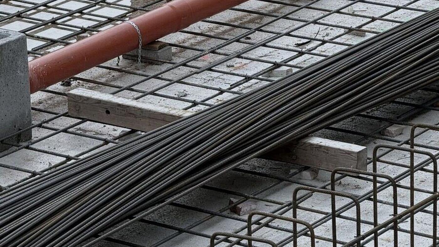 Armature di fondazione pronte per il getto