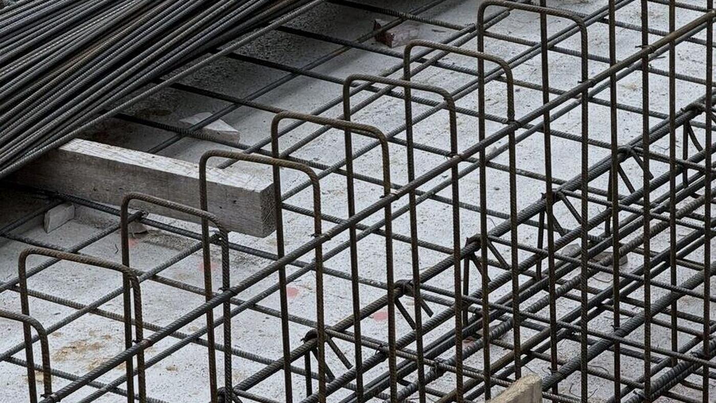 Armature di fondazione pronte per il getto